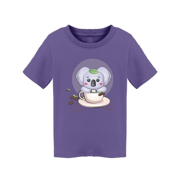 Kawaii Coffee Koala T-Shirt Toddler -Image by Shutterstock,  3 Toddler