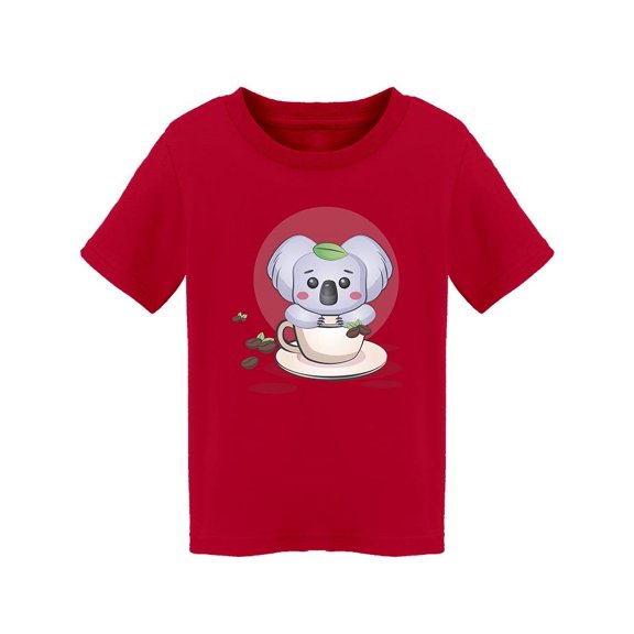 Kawaii Coffee Koala T-Shirt Toddler -Image by Shutterstock,  4 Toddler
