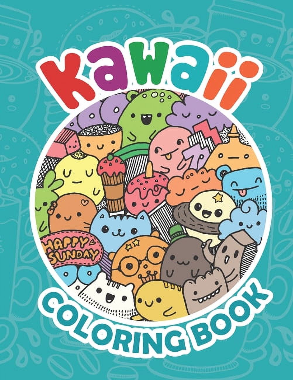 Kawaii Coloring Book: Coloring Book For Adults And Kids Relaxing & Inspiration, Kawaii Coloring Books For Girls [Book]