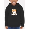 thumbnail image 1 of Kawaii Corgi Dog Sitting Hoodie Toddler -Image by Shutterstock,  2 Toddler, 1 of 4