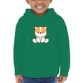 thumbnail image 1 of Kawaii Corgi Dog Sitting Hoodie Toddler -Image by Shutterstock,  5 Toddler, 1 of 4