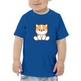 thumbnail image 1 of Kawaii Corgi Dog Sitting T-Shirt Toddler -Image by Shutterstock,  5 Toddler, 1 of 4