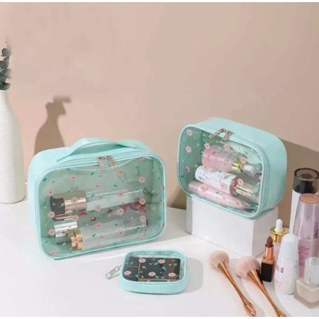 Kawaii Cosmetic Toiletry Bag 3pc Set
