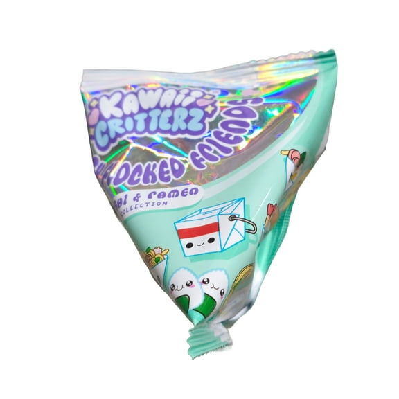 Kawaii Critterz - Sushi and Ramen Collection - Blind Bag Minifigures - Cute Fuzzy Flocked Collectible Toys