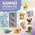 thumbnail image 1 of Kawaii Crochet Kit : Includes Everything you Need to Get Started Creating These Super Cute Creations!–Kit Includes: 48-page Instruction Book, Crochet Hook, Safety Eyes, 3 Colors of Yarn, Fiberfill Stuffing, Yarn Needle, Embroidery Floss (Kit), 1 of 1