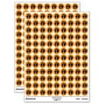 thumbnail image 1 of Kawaii Cute Beaver Buddy 200+ Round Stickers - Orange - Gloss Finish - 0.50" Size, 1 of 3