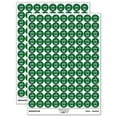 thumbnail image 1 of Kawaii Cute Boba Bubble Milk Tea Face 200+ Round Stickers - Dark Green - Matte Finish - 0.50" Size, 1 of 3