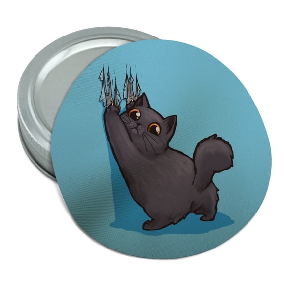 Kawaii Cute Cat Scratching Wall Round Rubber Non-Slip Jar Gripper Lid Opener