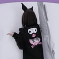 thumbnail image 1 of Kawaii Cute Sanrio Kuromi Mymelody Cinnamoroll Hoodie Zipper Loose Coat Thickening Tide Ins Girl Christmas Gift For Girlfriend, 1 of 5