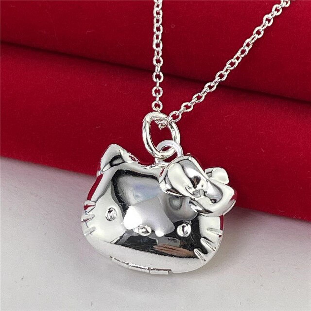 Kawaii Cute Sanrio Necklace Hello Kitty Cartoon New Creative Double