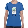 thumbnail image 1 of Kawaii Cute Videogame Control Graphic Women Royal Blue T-Shirt, Female x-Large, 1 of 4