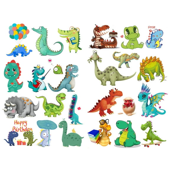 Kawaii Dinosaur Precut Cute Aesthetic Diary Travel Paper Journal Stickers Scrapbooking Stationery Sticker Flakes Art Supplies