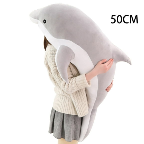 Kawaii Soft Dolphin Plush Toys Stuffed Dolls Animal Nap Pillow Creative Kids Toy Christmas Gift for Girls Children;Kawaii Soft Dolphin Plush Toys Stuffed Dolls Animal Nap Pillow Christmas