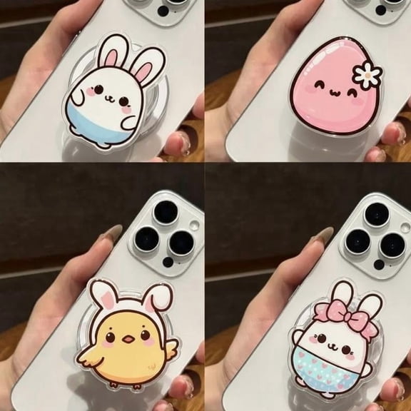 Kawaii Easter Egg Magnetic Phone Grip, Magnetic Phone Holder, Accessory for E-Reader
