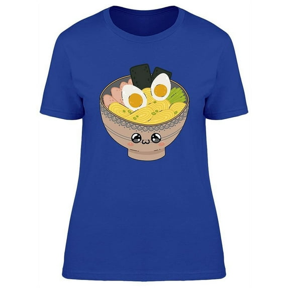 Kawaii Face Ramen Bowl T-Shirt Women -Image by Shutterstock, Female 3X-Large