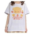 thumbnail image 1 of Kawaii Fashion Harajuku Pastel Gothic Clothing Crewneck Soft Cartoon Print Bear Cookies T-Shirt, 1 of 8