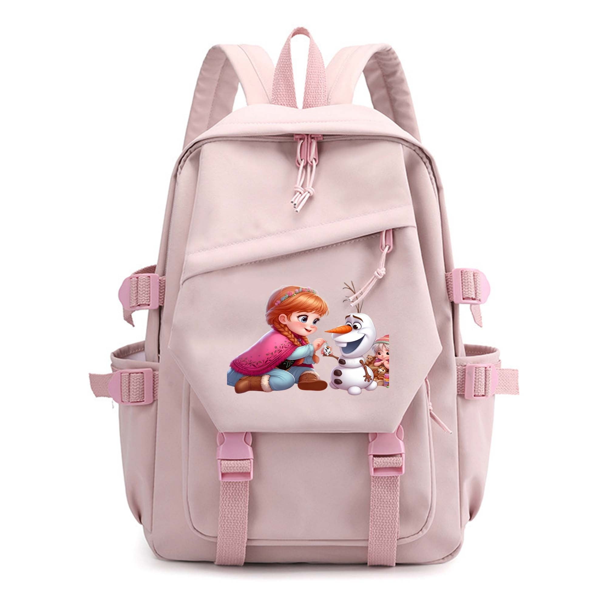 Kawaii Frozen Backpack with Cute Accessories Casual Aesthetic Daypack ...