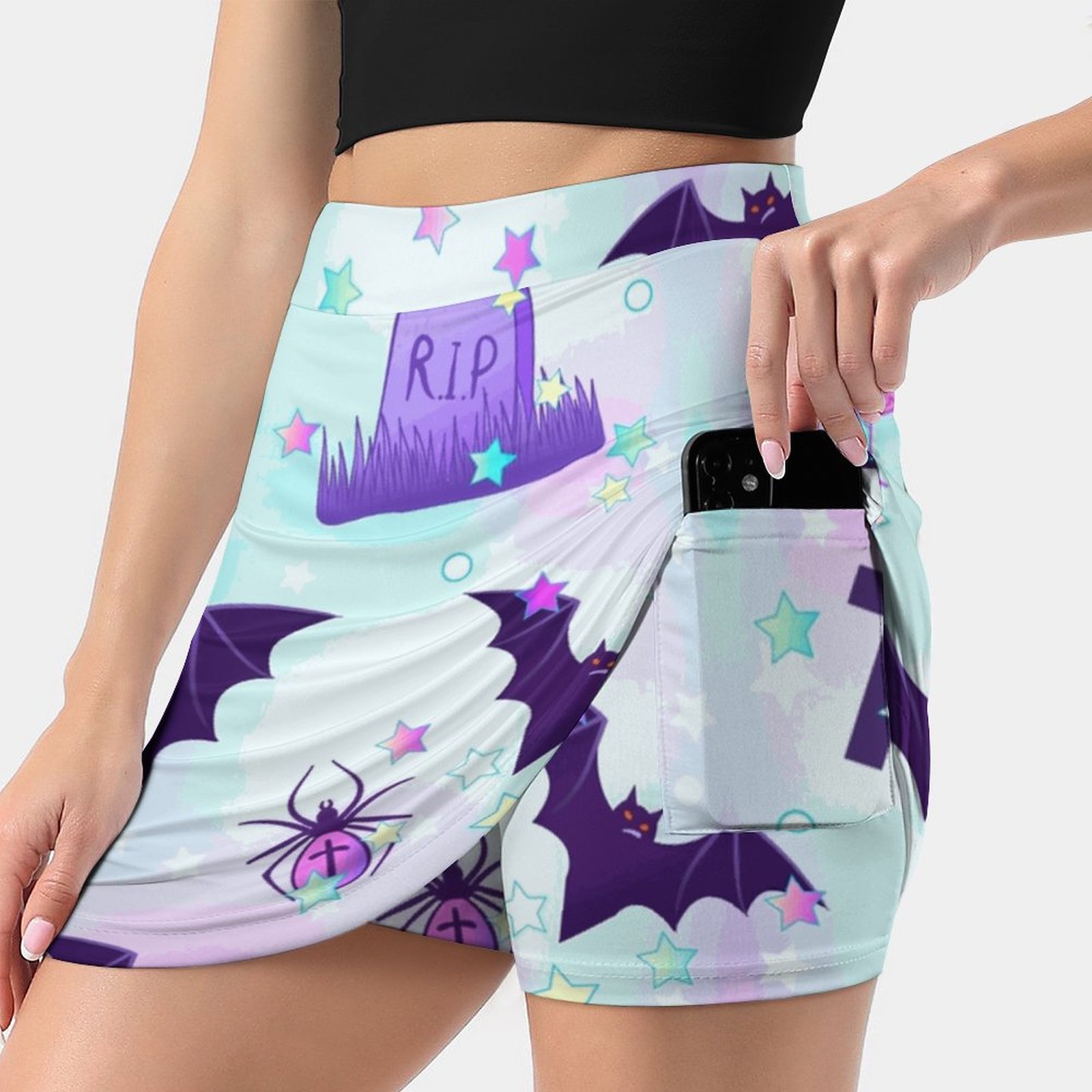 Bon Temps Boutique Spooky Bats Sophia Skort main image 0