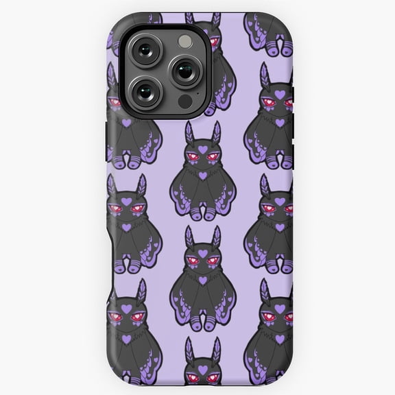 Kawaii Goth Mothman Phone Case for iPhone 16 15 14 13 12 11 Pro Max M5907211