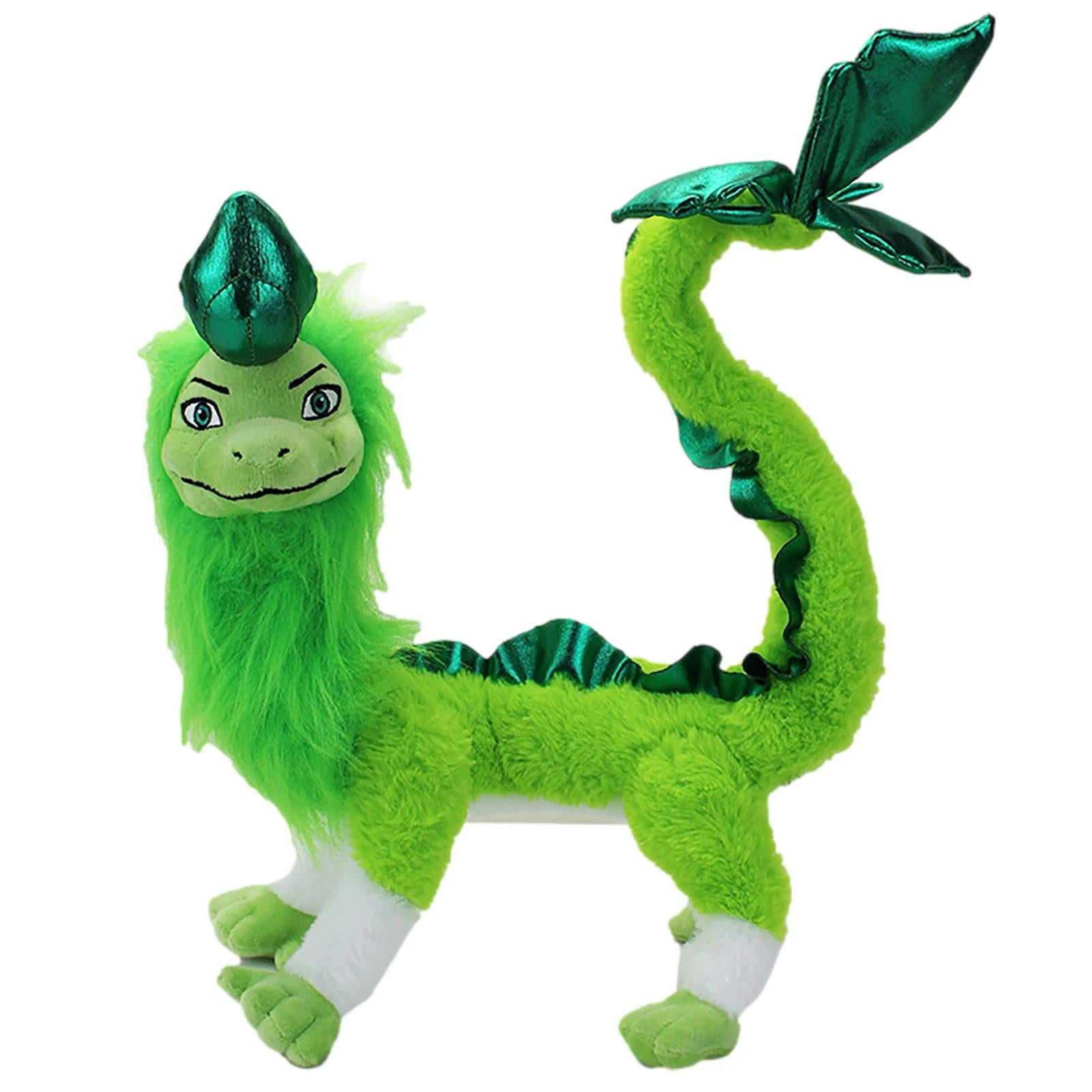 Kawaii Green Sisu Dragon Plush Toy Soft Stuffed Animal Raya And The