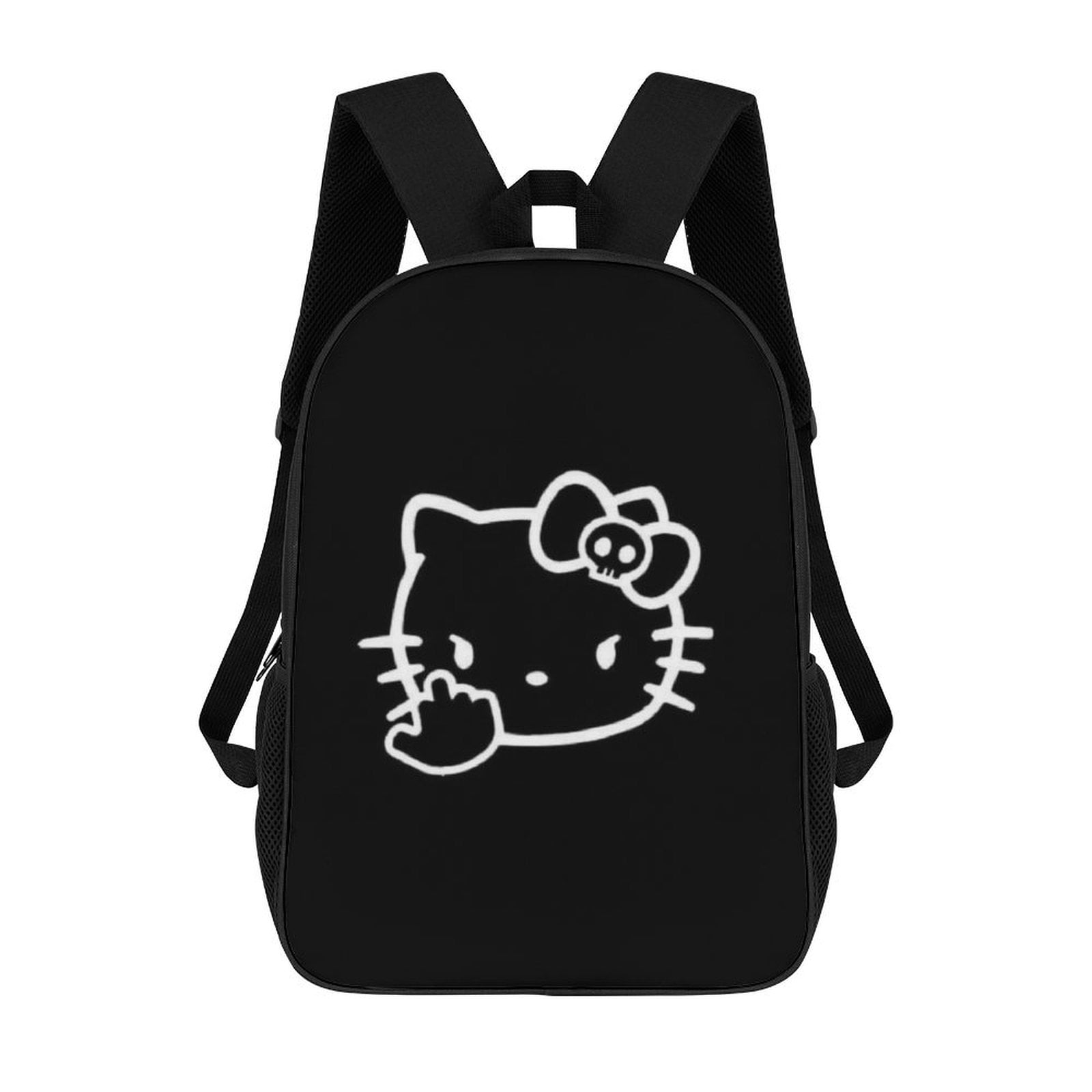 APPBO Kawaii Hello Kitty Backpack Cute Anime Bag Cartoon Backpack Black Bags Schoolbag Gift 17 Inch Computer Bag