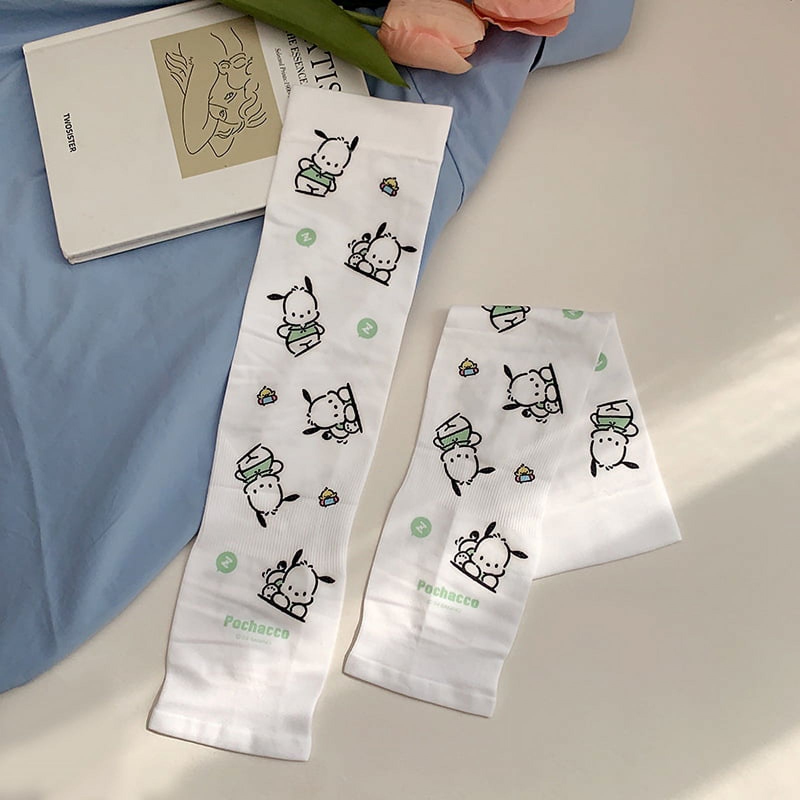 Kawaii Hello Kitty Cinnamoroll Kuromi Thin Sun Protection Sleeves Anime