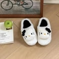 thumbnail image 1 of Kawaii Hello Kitty Cotton Shoes For Women Sanrio Cartoon Plush Slippers Y2k Sweet Home Shoes Cute Girls Winter New Warm Shoes, 1 of 7