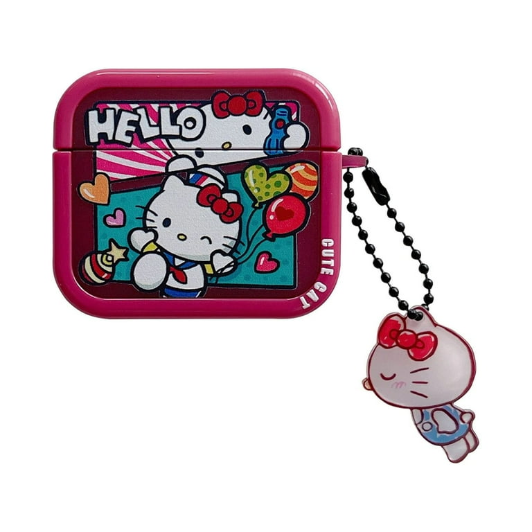 Kawaii Hello Kitty Funda case for AirPods Pro 1/2 Wireless - Main Image