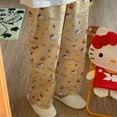 Kawaii Hello Kitty Kuromi Pajama Pants Girl Melody Cinnamoroll Pajama