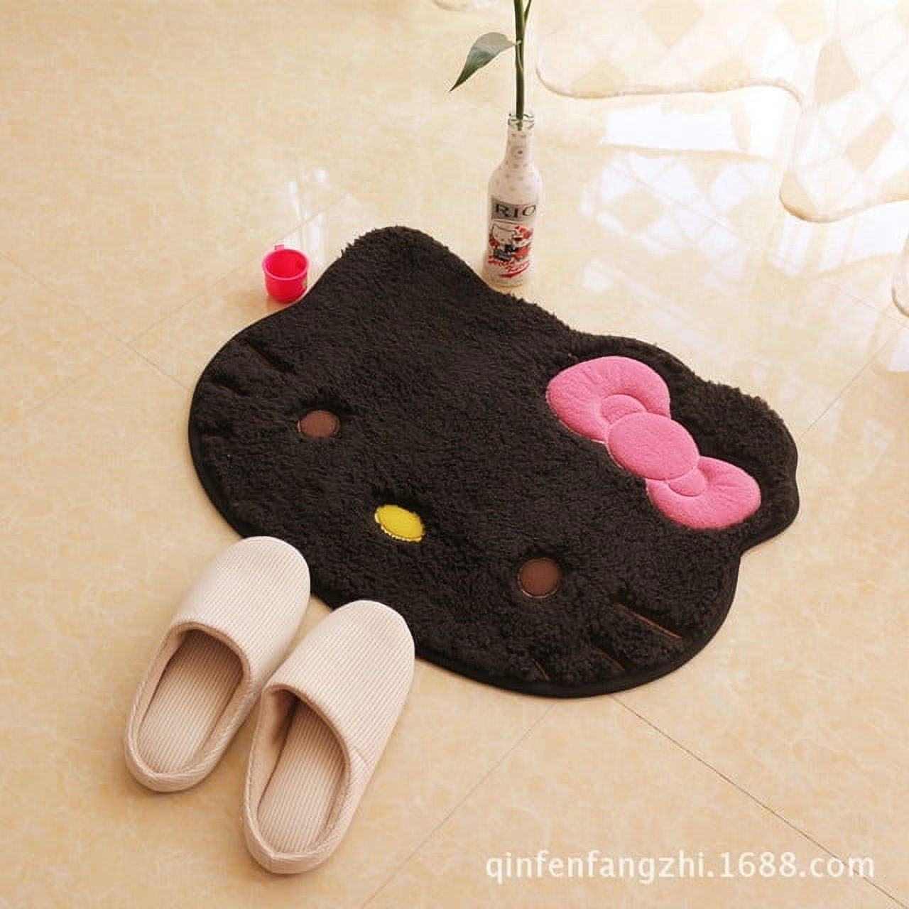 Kawaii Hello Kitty Rug Anime Bedroom Bathromm Carpet Girls Bedroom