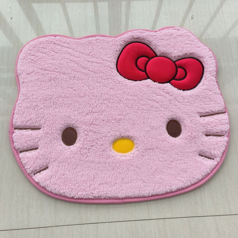 Kawaii Hello Kitty Rug Anime Bedroom Bathromm Carpet Girls Bedroom