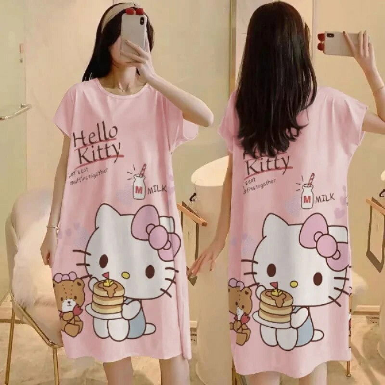 Kawaii Hello Kitty Summer New Ladies Nightdress Ethiopia | Ubuy