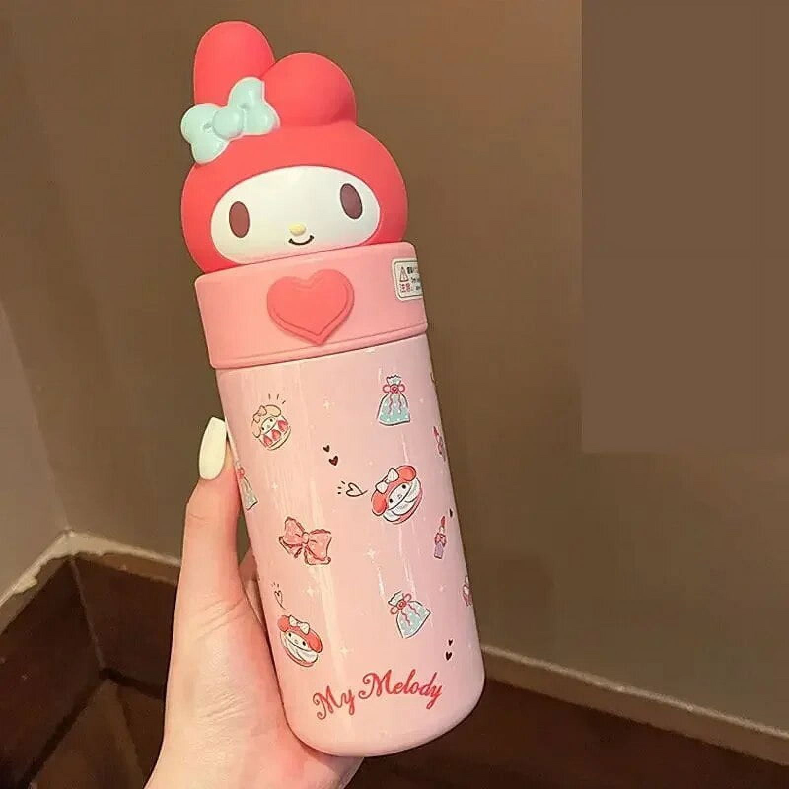 Kawaii Hello Kitty Thermos Cup 350ML Anime Sanrio Kuromi Cinnamoroll ...