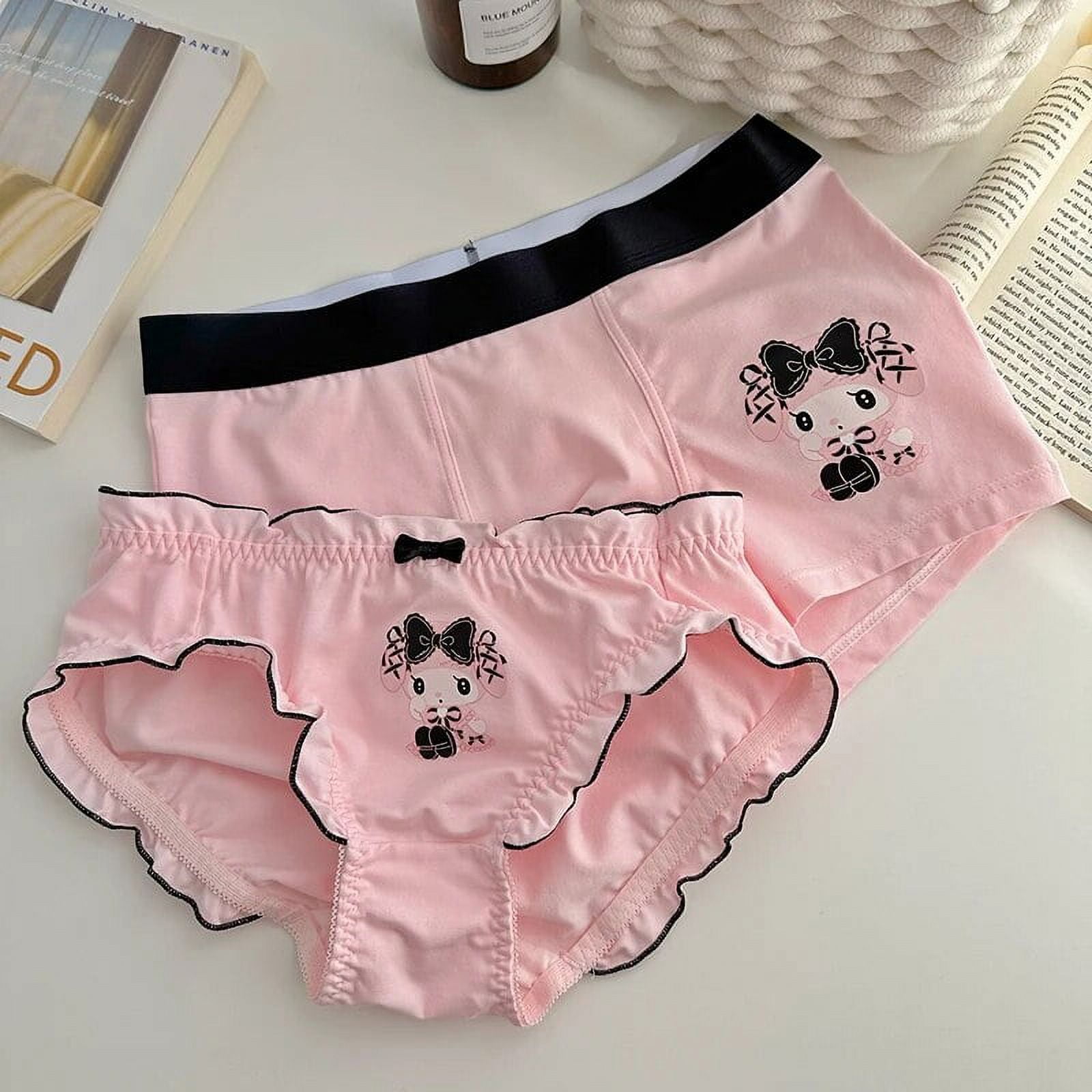 Kawaii Hello Kittys Couple Panties Anime My Melody Underwear Men Boxer  Women Knicker Cute Briefs Lover Underpants Boyfriend Gift - Walmart.com