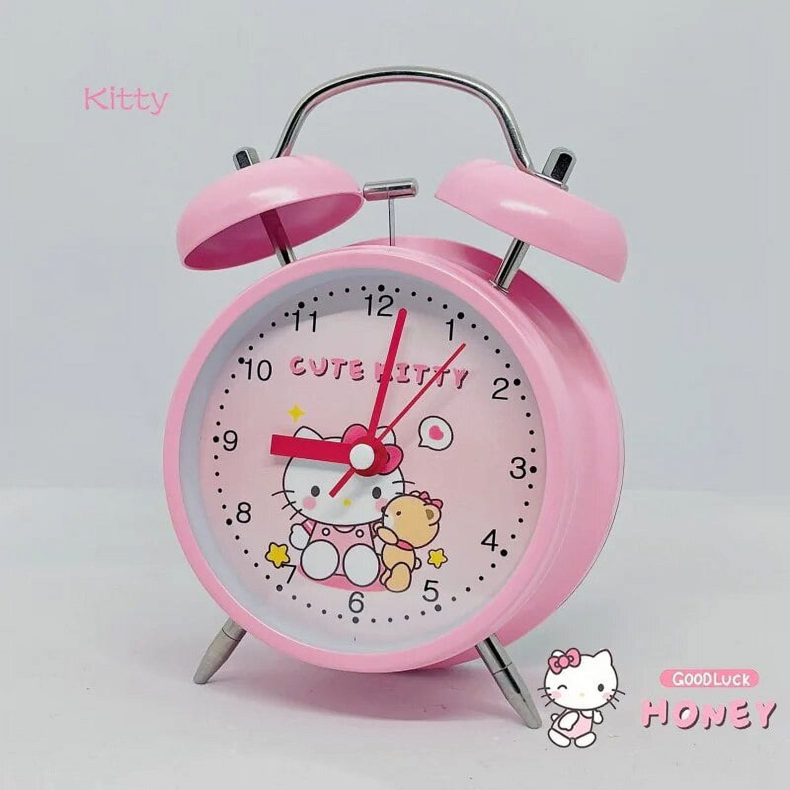 Kawaii Hello Kittys Y2K Sanrio Alarm Clock Anime Kuromi Cinnamoroll
