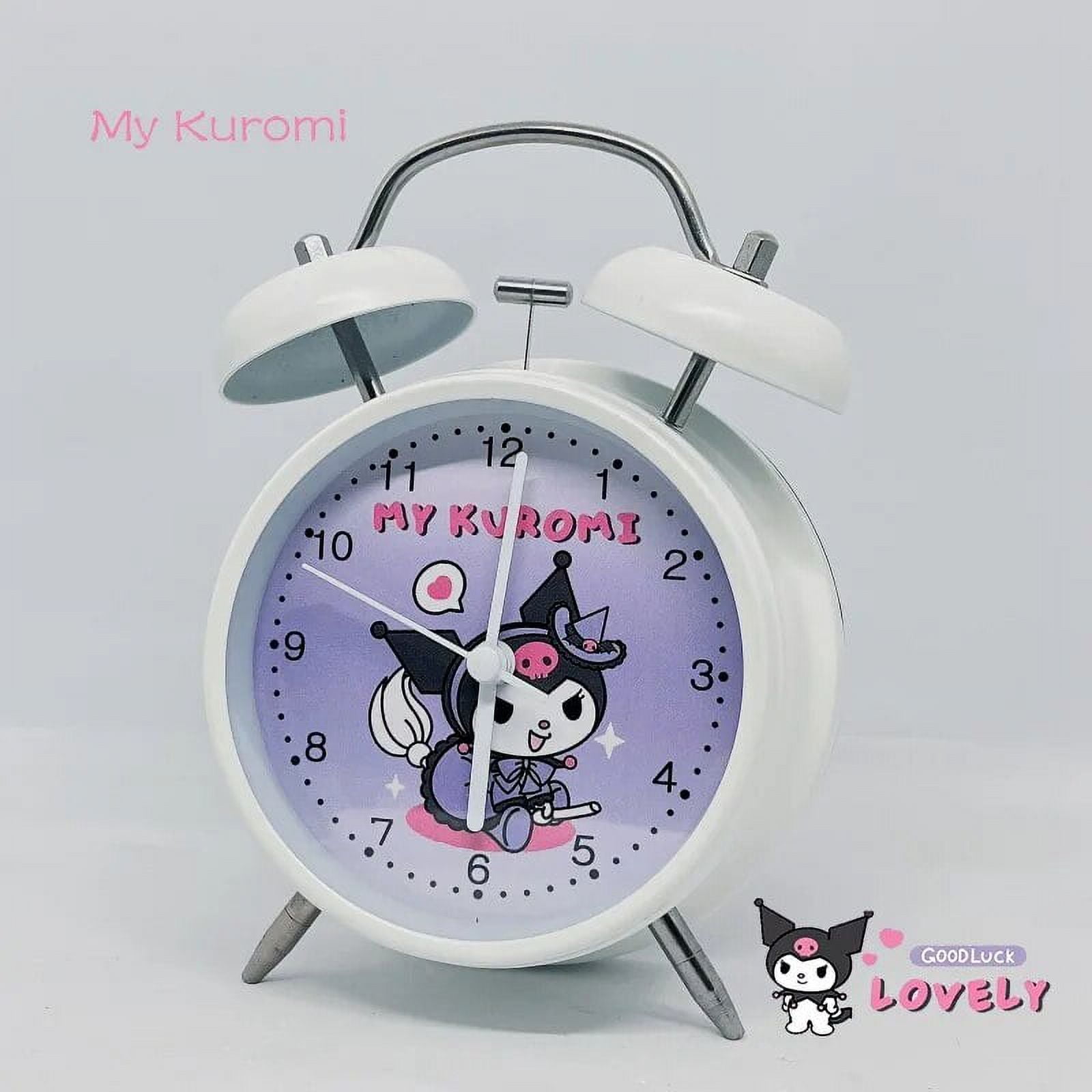 Kawaii Hello Kittys Y2K Sanrio Alarm Clock Anime Kuromi Cinnamoroll