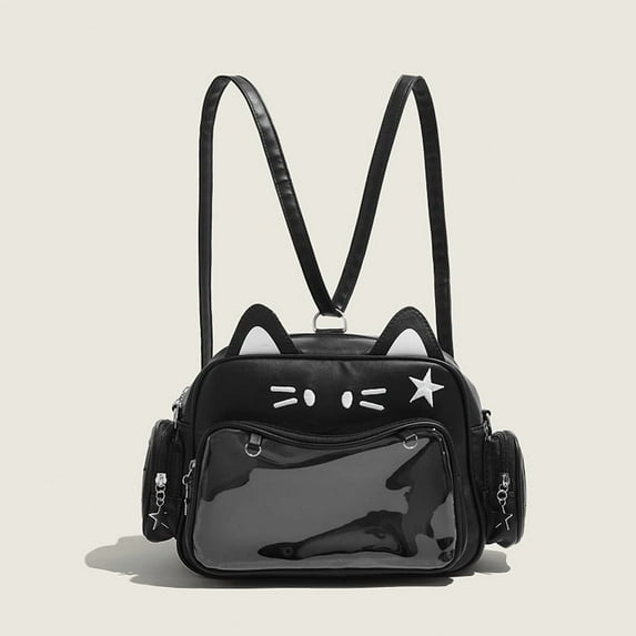 Kawaii Ita Bag Backpack Crossbody Bag Cat Shoulder Bags Multi-Purpose Pin Display with Insert