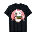 thumbnail image 1 of Kawaii Japanese Ramen Noodles Shirt Anime Cat Lover T-Shirt, 1 of 5