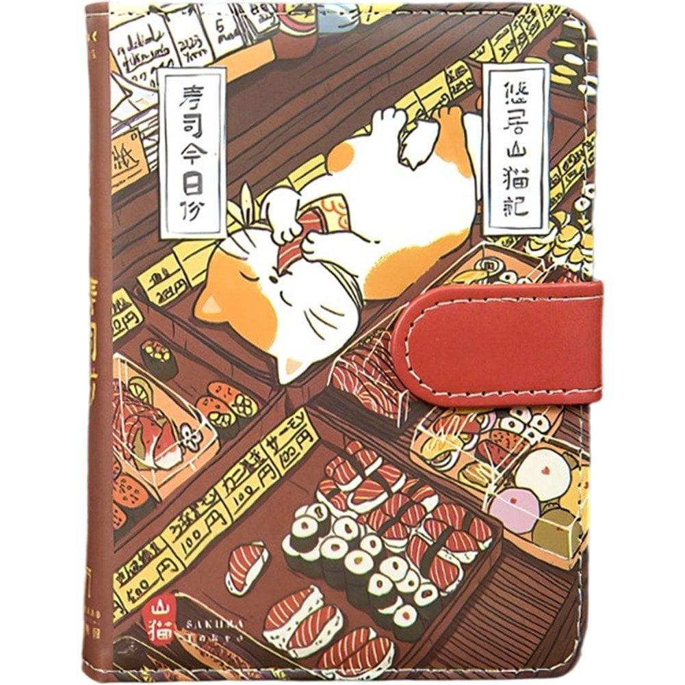Kawaii Journal Notebook, Sushi Journal, Cute Cat Journal Notebook, Japanese Cute Kawaii Journal