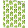thumbnail image 1 of Kawaii King Frog Blanket Gifts for Kawaii King Frog Lover 80 x 60 Inch for Adult,Kawaii King Frog Fannel Fleece Throw Blanket Super Soft Throws Blanket for Bed Couch Sofa, 1 of 6