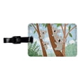 thumbnail image 1 of Kawaii Koala Bears Climbing Trees Faux Leather Travel Luggage Tag, 1 of 7
