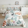 thumbnail image 1 of Kawaii Koala Comforter Set,Cartoon Koala Bedding Set King,Cute Love Heart Leaves Flowers Comforter Set ,Paw Print Animal Quilt Duvet Insert with 2 Pillow Cases, 1 of 6