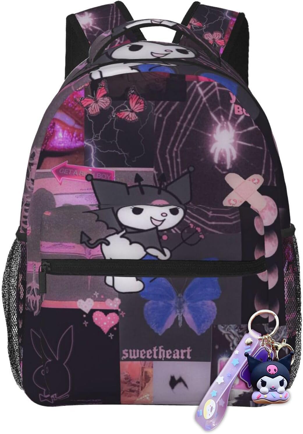 Mini Rucksack Comical Kawaii Ku Romi Cartoon Backpack Funny Anime Laptop Backpack Casual ...