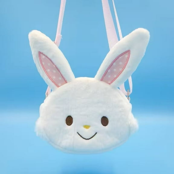 Kawaii Kuromi Coin Bag, Soft Animals Coin Purse with Zipper, Cute Anime Mini Plush KeyChain Wallet for Crossbag Shoulder Bag Handbag Car Pendants