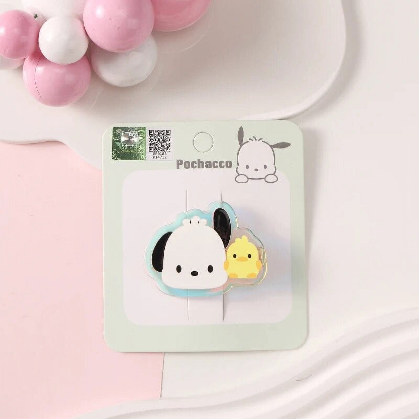 Kawaii Kuromi Hello Kitty Cinnamoroll Cartoon Jenga Acrylic Hair Clip ...