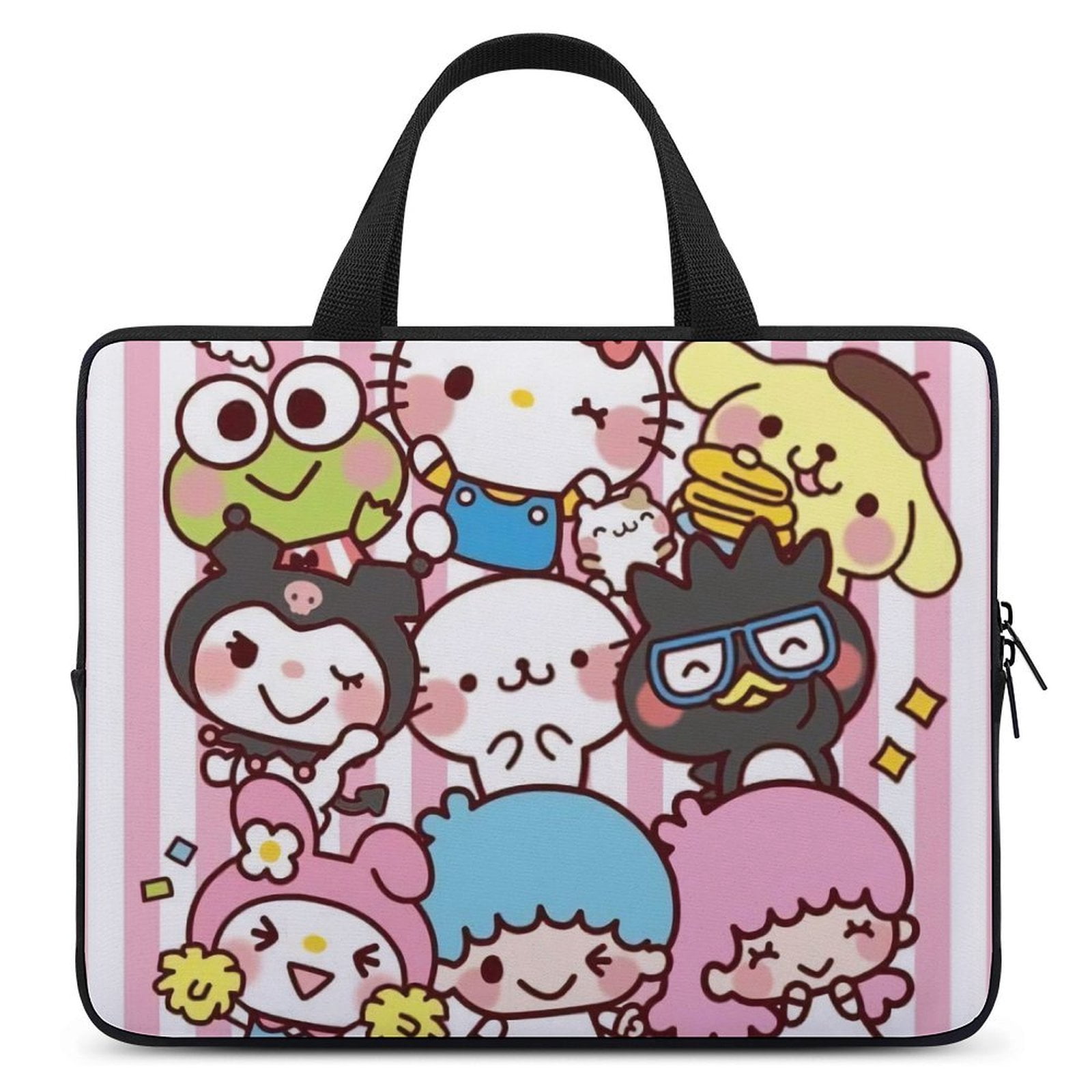 Kawaii Kuromi Melody Hello-Kitty Cinnamoroll Laptop sleeve with Handle ...