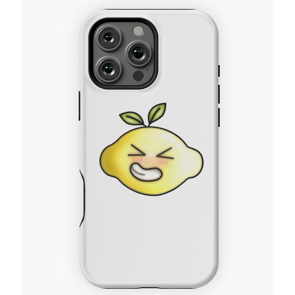 Kawaii Lemon Cute Fruit Design Phone Case for iPhone 16 15 14 13 12 11 Pro Max