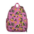 thumbnail image 1 of Kawaii Lemon Fruit Backpack, Small and Bright Citrus Print Daypack for Travel, Cute Summer Design, 1 of 6