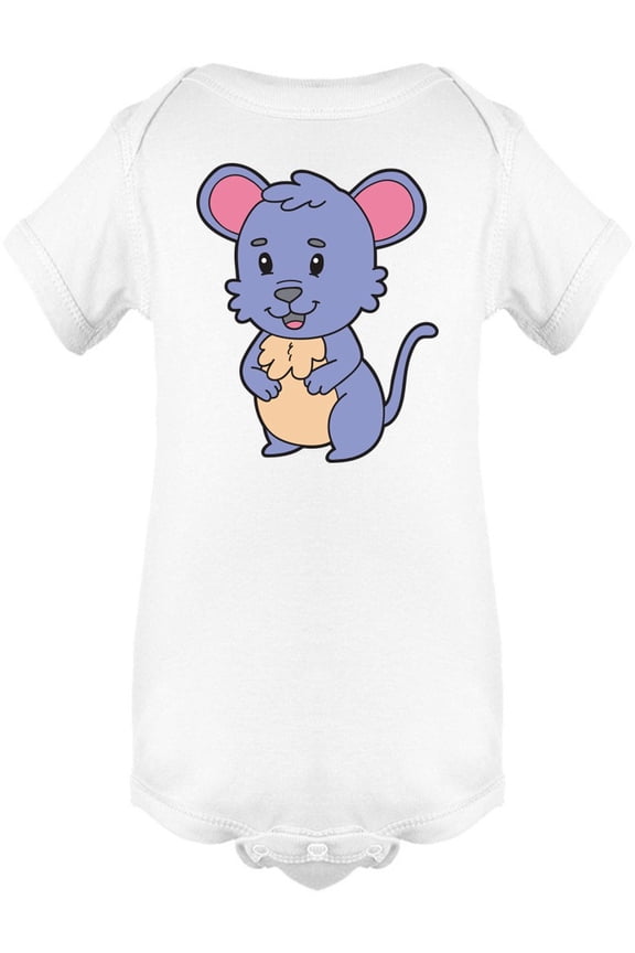 Kawaii Little Mouse Bodysuit Infant -Image by Shutterstock,  Newborn