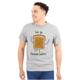 thumbnail image 1 of Kawaii Matching Couples Set PB and J Plus Size Crewneck Graphic Tee Shirt Brisco Brands 2X, 1 of 5